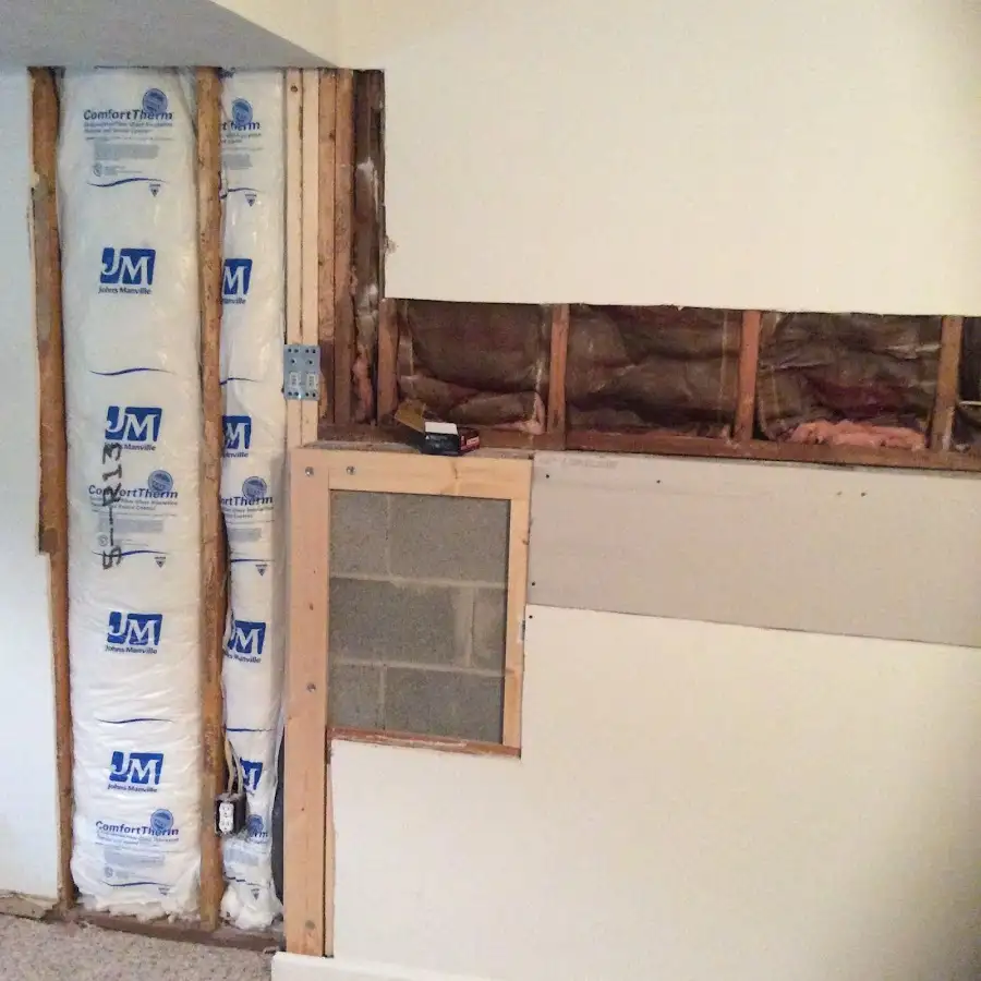 Wall insulation replacement during Odor Removal & Deodorization in Willington